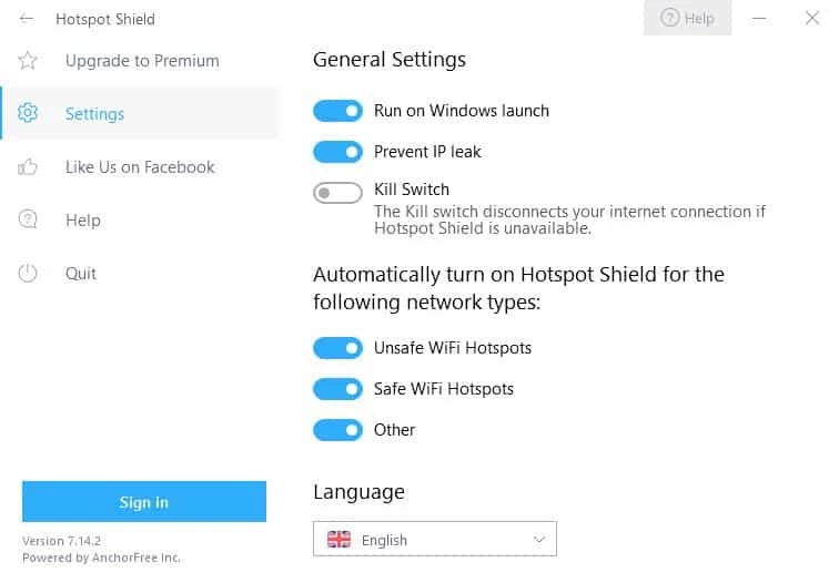 Hotspot Shield — 截圖 5
